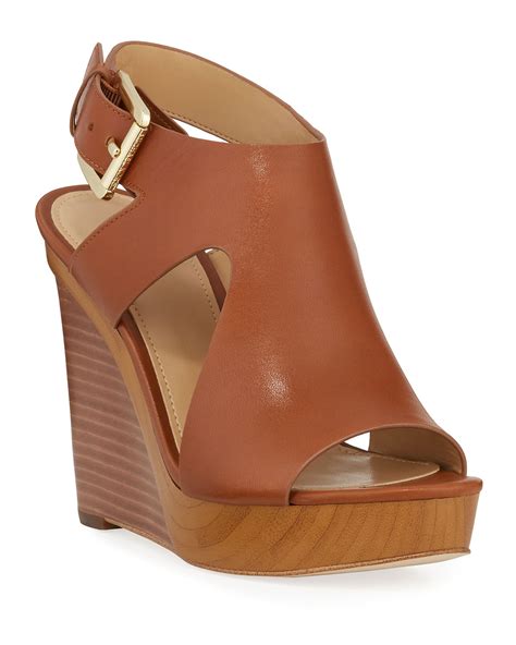 michael michael kors josephine wedge cheap